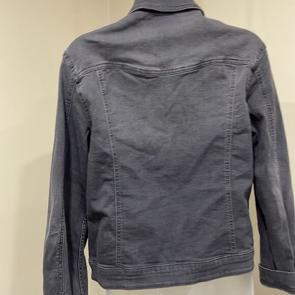 NWOT Lee Platinum Label Gray Jean Jacket.  Size M medium 8/10 98% cotton - Picture 5 of 11